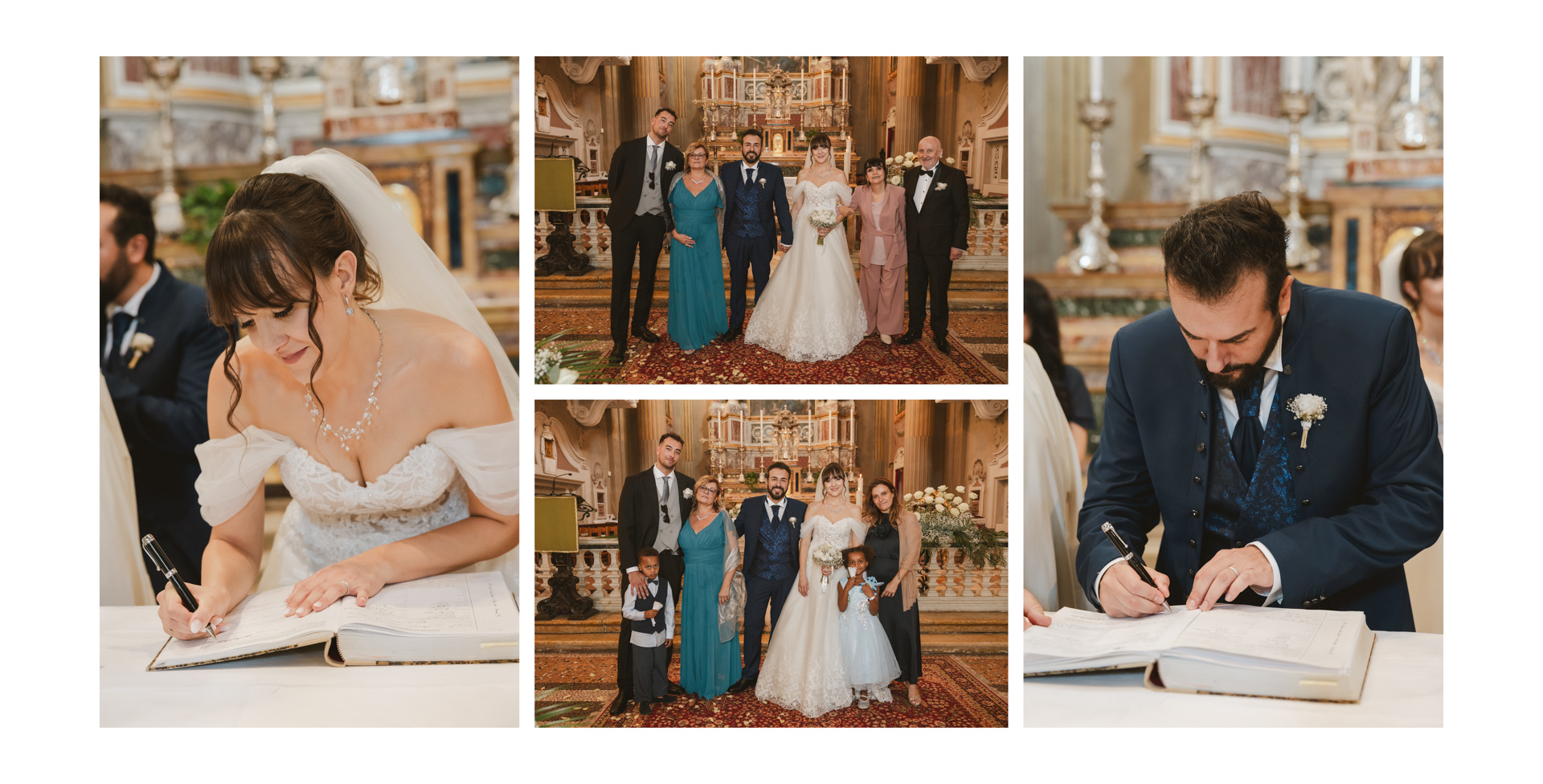 esempio fotolibro quadrato per matrimonio