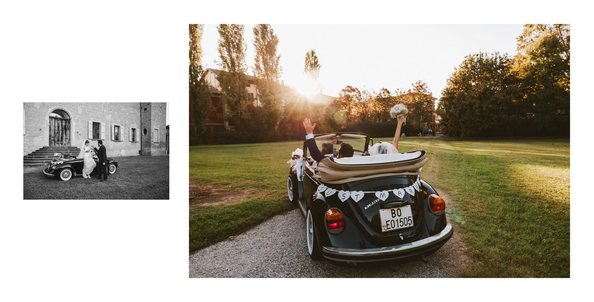 esempio fotolibro quadrato per matrimonio