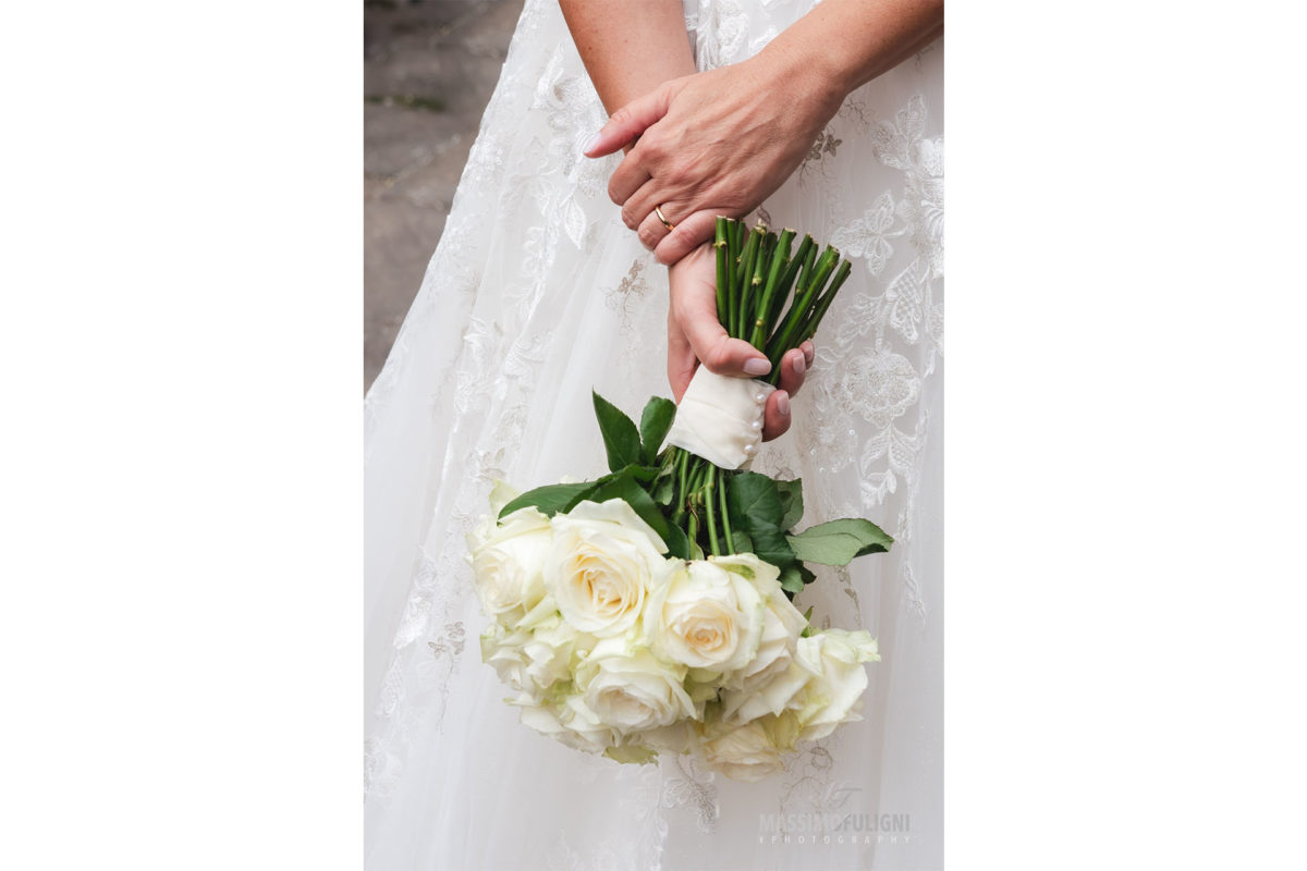 dettaglio bouquet sposa