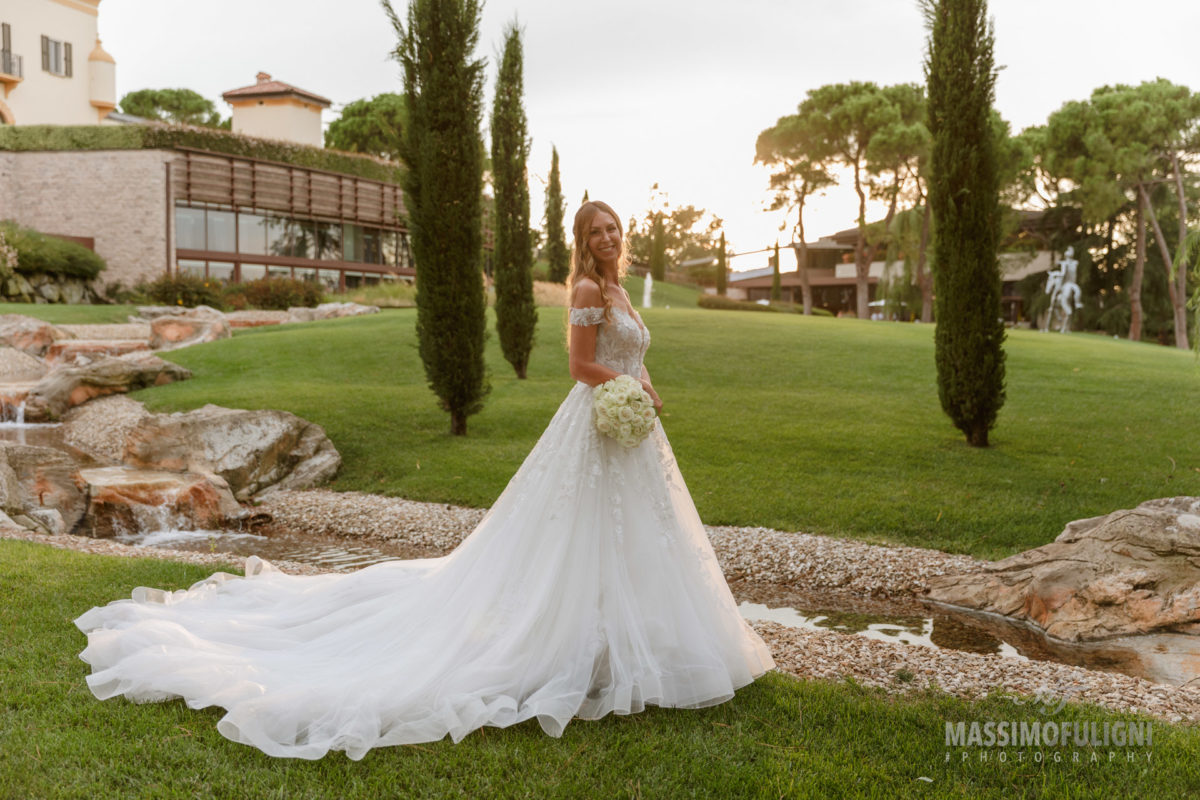 foto sposi al palazzo di varignana