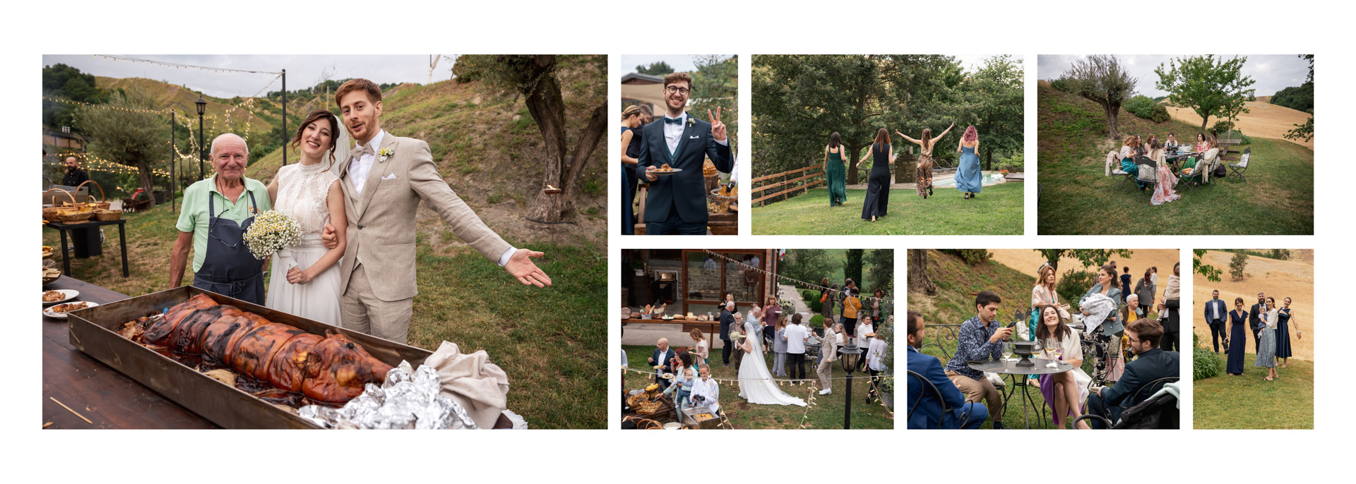 esempio di impaginazione per un fotolibro professionale per matrimonio