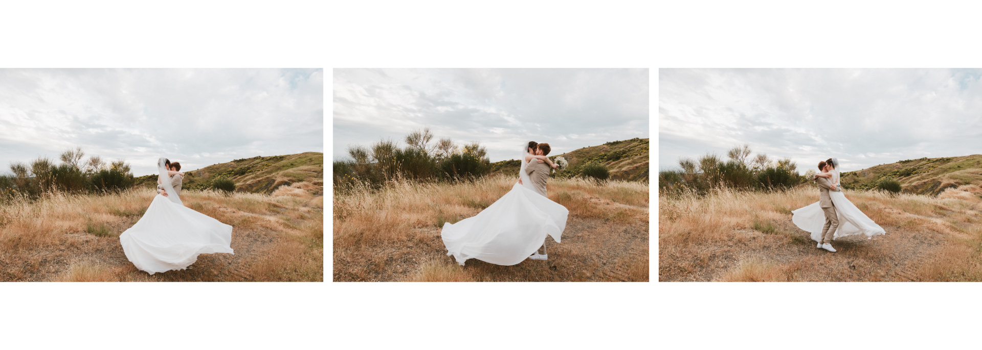 esempio di impaginazione personalizzata per un fotolibro professionale per matrimonio