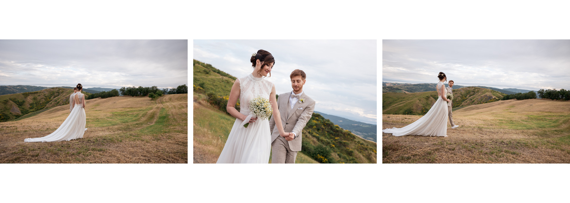 esempio di impaginazione personalizzata per un fotolibro professionale per matrimonio