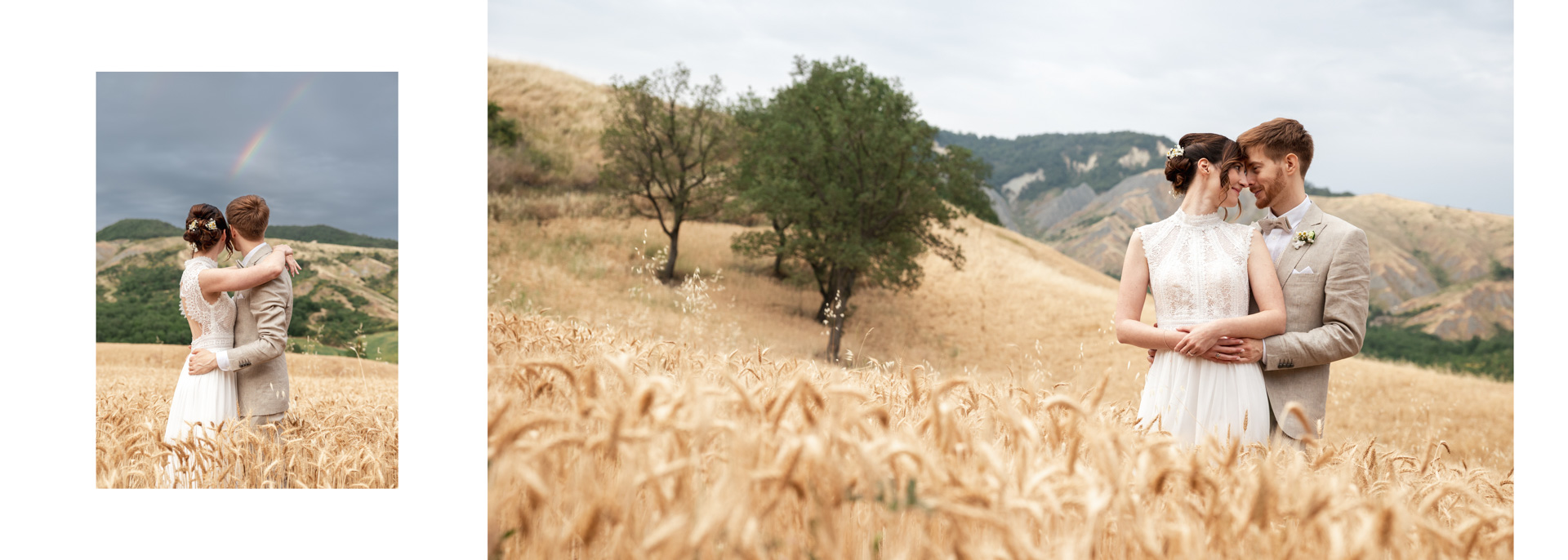 impaginazione personalizzata per un fotolibro professionale per matrimonio