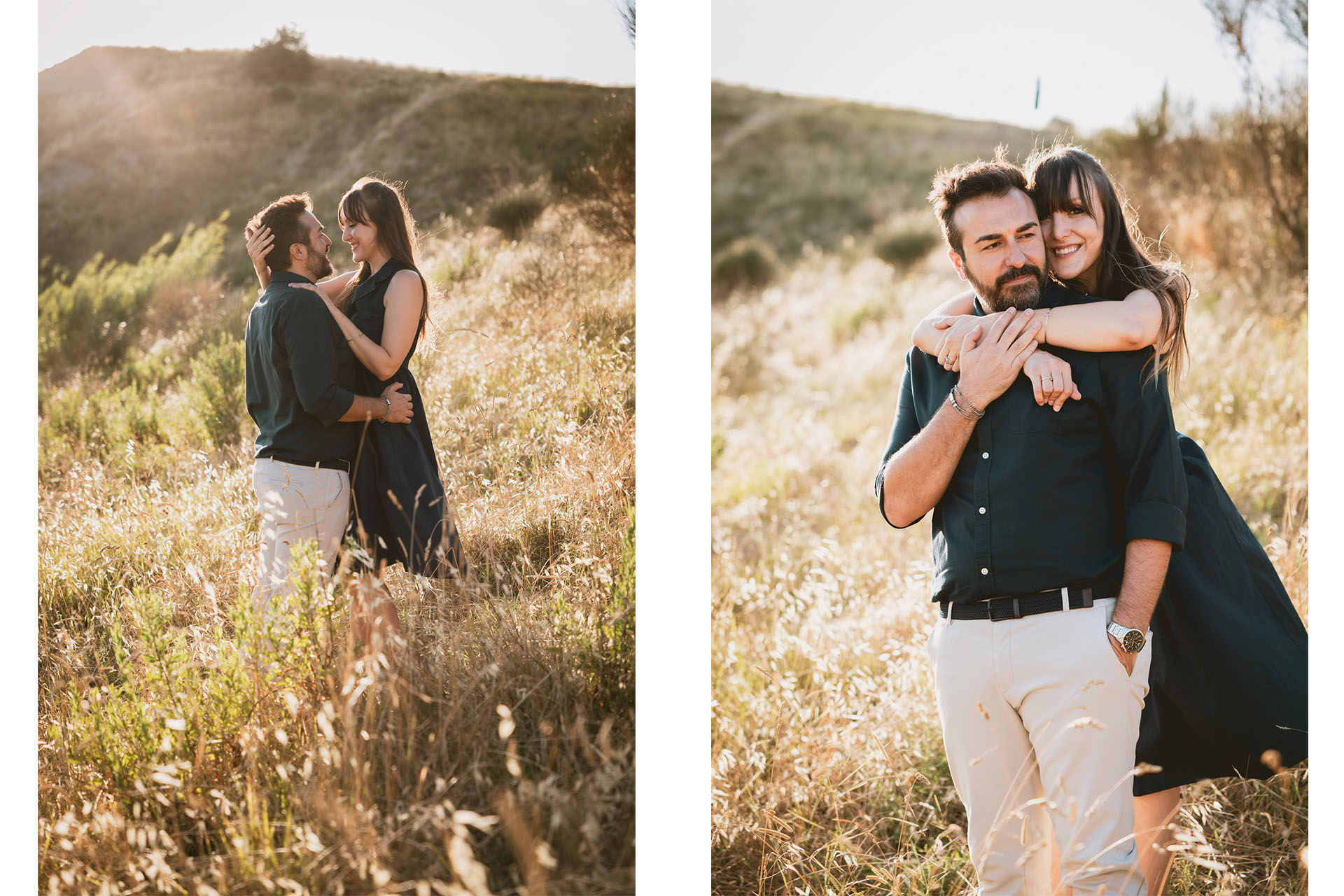 coppia di sposi nel prewedding